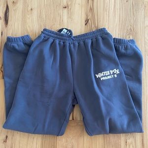 BRAND NEW WHITE FOX project 5 volcanic sweat pants!!